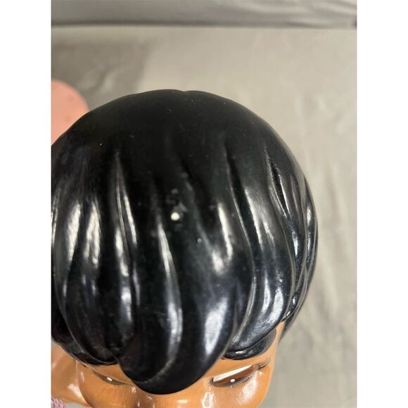 Vintage 1970s Atlantic Mold Boy Basketball Ceramic Figurine Statue - Picture 6 of 6